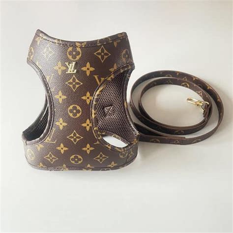 louis vuitton harness|louis vuitton dog collar sizes.